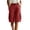 Red, variant on XYAIYT Womens Cargo Shorts with Multi-Pockets Knee Length Elastic Waist Short Pants for Hiking Outdoor Summer
