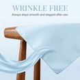 thumbnail image 5 of REGALWOVEN 12 Pack Cloth Napkins, Satin Washable and Reusable Table Dinner Napkins for Restaurant, Weddings, Event and Parties Blue 12x12inch, 5 of 6