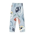 thumbnail image 3 of Lsque Cute Chameleons On Blue Print Men's Pajama Pants, Lounge Pant - Comfortable Home Wear,Elastic Waistband, Stylish Design-Small, 3 of 9