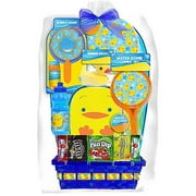 Megatoys Ducky Themed Easter Basket, 8 Piece