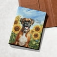 thumbnail image 5 of Boxer Hello Summer Sunshine Sunflowers Spring Retro Vintage Travel Passport Wallet Boxers Dog Lover Gifts Idea PU Leather Passport Holder Cover - 00008, 5 of 5