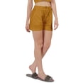 thumbnail image 2 of Inkmeso Women Casual Solid Color&nbsp;Shorts&nbsp;W/ Elastic Waist Summer Wear Everyday&nbsp;Shorts, 2 of 7