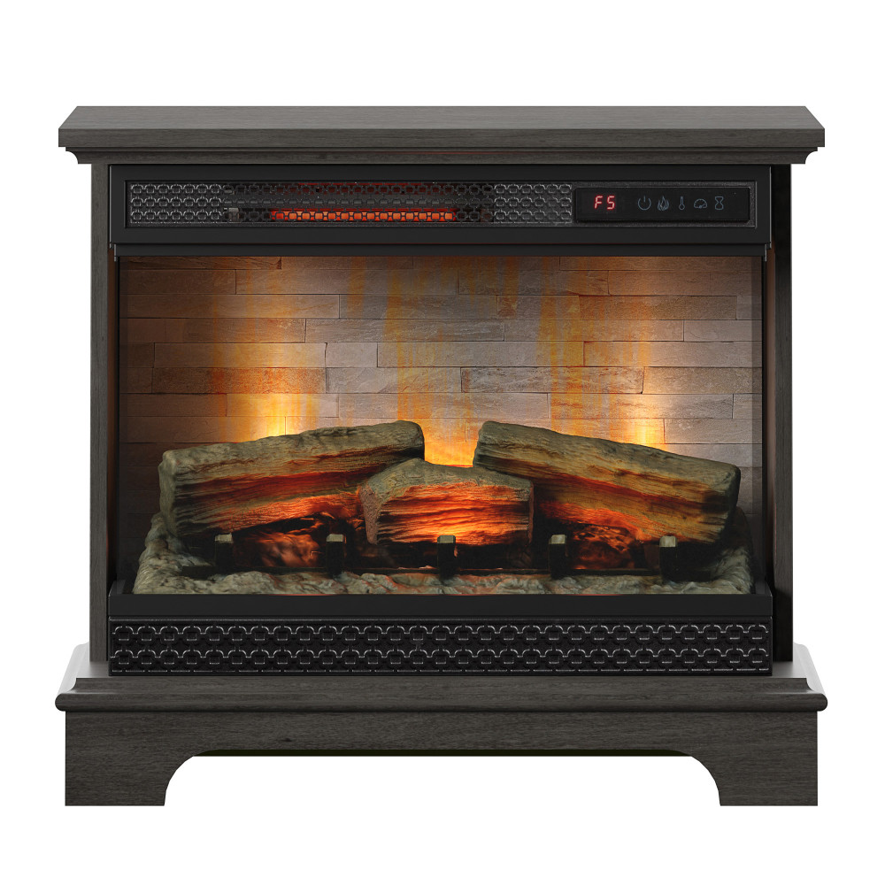 ChimneyFree PanoGlow 3D Infrared Quartz Electric Fireplace, Weathered Gray - image 5 of 8