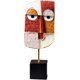thumbnail image 1 of Decoración Salón Objeto Moderno, Obra de Arte Escultura Decoración Estatuilla Moderna Deco Objeto Pensador Silencio Estatua, 22 * 8.5cm Kuyhfg Bienvenido a Kuyhfg, 1 of 5
