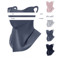 thumbnail image 4 of Lumistal Sun Face Cover UV Sun Protection Neck Gaiter Scarf UPF50+ Breathable Cooling for Summer Outdoor Activities Reusable Hiking Running Cycling & Outdoor Sports 4Grey One Size, 4 of 5
