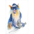 thumbnail image 3 of Shefranov, Olga 13x18 Black Modern Framed Museum Art Print Titled - Blue Monkey, 3 of 5