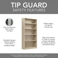 thumbnail image 4 of Universal Tall 5 Shelf Bookcase Set in Natural Elm - Engineered Wood, 4 of 9