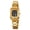 Gold Black, variant on Gold Digital Watch for Women Square Stainless Steel Waterproof LED Watch with Date, Alarm, Stopwatch, Countdown