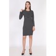 thumbnail image 3 of LVMA5750 - Women Long Sleeve Maternity Nursing Dress, 3 of 11