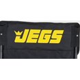 thumbnail image 4 of Jegs Mesh Indoor/Outdoor Cup Holder and Powder Coated Folding Chair, Black, 4 of 7