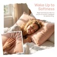 thumbnail image 3 of Unique Bargains Cotton Envelope Closure Pillowcases 2 Pack Wrinkle Resistant Bedding Pink, 3 of 5