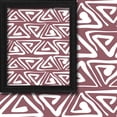 thumbnail image 2 of 3S Brother's Home Décor Curtains BOHO Design Set of 2 Panels Velvet Look Hanging Back Tap and Rod Pocket Décor Nursery Room Bedroom Kitchen Window - Made in Turkey 29R-Pink (52"Wx108"L), 2 of 6