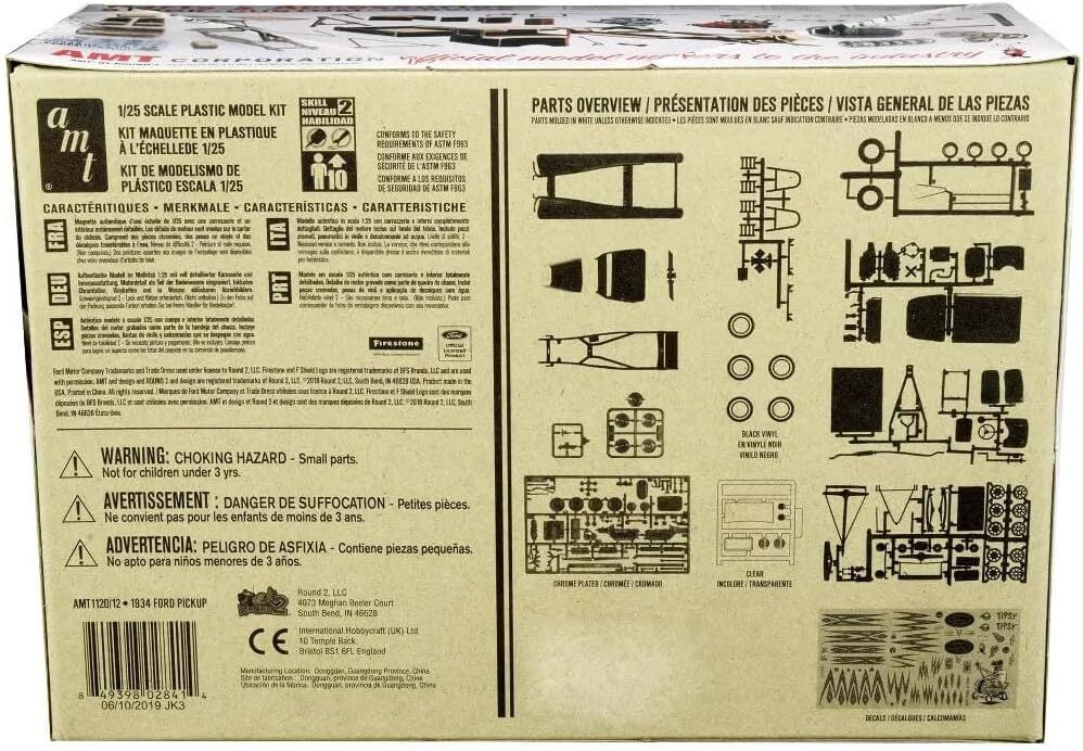 AMT 1934 Ford Pickup 1/25 Scale Model Kit