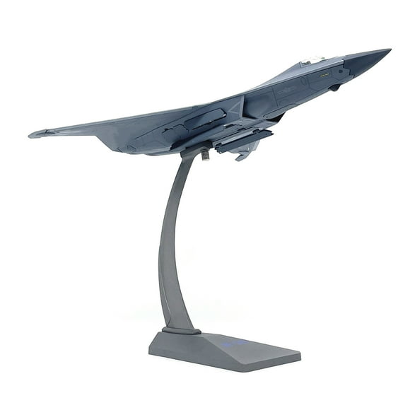 GUYUTING Diecast J-50 Fighter Model China Shenyang Aircraft Sixth Generation Jet 1/72 Scale Collection Gift for Display Shelf 12.2in