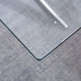 thumbnail image 7 of 78" Rectangular Glass Dining Table for 6 People, Modern Tempered Glass Kitchen Table with X-Shaped Stainless Steel Legs, Dining Table for Dining Room, Living Room, Office, 7 of 7