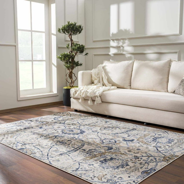 Navy grey and 2024 cream living room