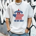 thumbnail image 3 of Men's Short Sleeve Graphic T shirt Collection Retro Style Summer New Fashion Trend Sports Shirt Medium, 3 of 5