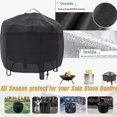 thumbnail image 4 of Cubierta para parrilla de barbacoa (56 x 36 cm) - Portátil de primera calidad - Resistente a la intemperie - Impermeable, grande y resistente al desgarro - Adecuada para barbacoa (portátil), 4 of 5