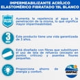 thumbnail image 2 of Impac Impermeabilizante Acrílico Fibratado Blanco 3 Años, Cubeta 19 Litros, 2 of 5