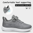 thumbnail image 5 of vibdiv Boys Girls Shoes Kids Sneakers Breathable Athletic Running Tennis Shoes Grey Big Kid 5, 5 of 6