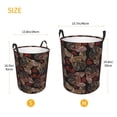 thumbnail image 5 of Fotbe Hearts and French Bulldog Laundry Basket with Handles, Waterproof Large Laundry Hamper, Wash Bag for Corner Dorm, Rolling Laundry Basket with Handles-Small, 5 of 8