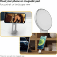 thumbnail image 4 of Magnetic Desk Stand Holder for iPhone 12 Series, Kuaguozhe for Magsafe Stand No Plates Needed, Compatible with iPhone 12 Pro Max/ 12 Pro/ 12 Mini/ 12 and Magsafe Case, 4 of 5