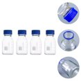 thumbnail image 3 of 4pcs Practical 250ml Transparent Glass Vials Clear Sample Bottles with Lids (Random Style), 3 of 8