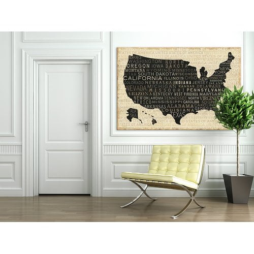 Latitude Run Usa V Painting Print On Canvas Walmart Com