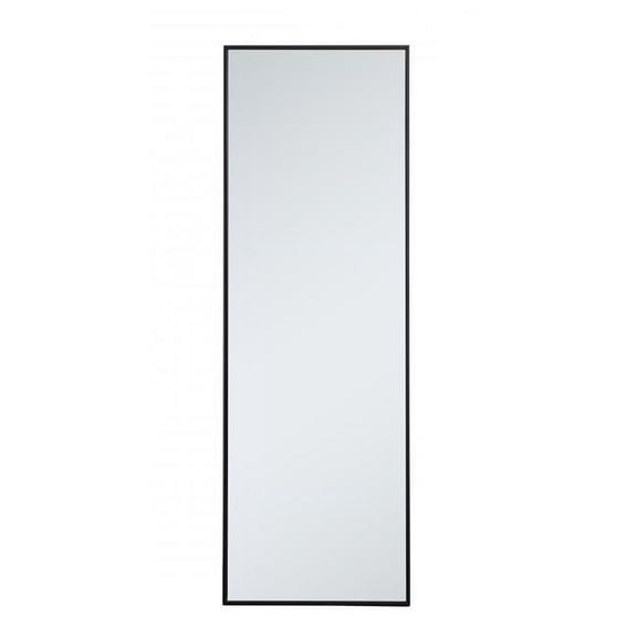 Metal frame rectangle mirror 20 inch in Black