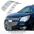 thumbnail image 2 of APS Premium Stainless Steel Chrome 8x6 Billet Grille Compatible with Chevy Equinox 2010-2015 Main Upper N19-S83766C, 2 of 7