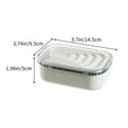 thumbnail image 3 of WZXPWT Soap Dish with Lid, Draining Bar Soap Holder, European-Style Printed Soap Case, Bathroom Household Cleaner, 3 of 6