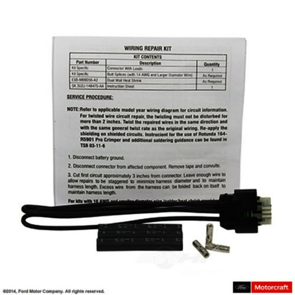 Motorcraft WPT-1066 Fuel Rail Pressure Sensor Connector