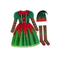 thumbnail image 3 of Disfraz de navideño Strade Fareast Limited conjunto de ropa decorativa para cosplay fiesta Navidad S 110cm, 3 of 8