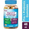 Digestive Advantage Prebiotic Fiber Plus Daily Probiotic Gummies, Natural Fruit Flavors - 48 Gummies