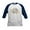 Navy/White, variant on CafePress - Quilter's Brain Kids Baseball Jersey - Kids Cotton Baseball Jersey, 3/4 Sleeve Shirt