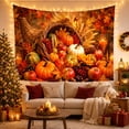 thumbnail image 3 of Harvest Themed Still With Life Tilted Brown Woven, Mystical Fantasy for Space Lovers, Galaxy Room Decor, Halloween Gift, Tapestry Wall Hanging for Bedroom and Dorm, 3 of 7
