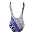 thumbnail image 5 of MKLEKYY Trajes De Baño Mujer Control Abdomen 2023 Women'S 1 Piece Swimwear Women'S Beach Swimsuit Tie Dyed 3D Printed European And Summer 849, 5 of 5