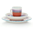 thumbnail image 5 of Gibson Home Richvale 12 Piece Round Durastone Dinnerware Set in Red, 5 of 8