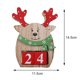 thumbnail image 2 of Calendario creativo Adornos Decorativos Hogar Calendario de Navidad tridimensional Decoración de Navidad Adornos de para escritorio Alce Sunnimix Calendario de madera, 2 of 7