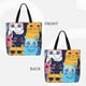 thumbnail image 2 of Fotbe Colorful Cats Pattern Art Bolsa Tote con Estampado para Mujer, Bolsos con Cremallera, Bolsa de Hombro Casual de Gran Capacidad con Bolsillos Internos, 2 of 7