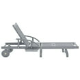 thumbnail image 3 of vidaXL Patio Sun Lounger Gray Solid Acacia Wood, 3 of 7
