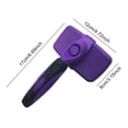 thumbnail image 5 of 1PC Pet Hair Removal & Grooming Kit, Pet Hair Brush for Shedding Long and Short Hair, Easy Clean Retractable Bristles For Cat, Dog, 5 of 6