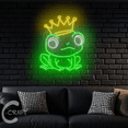 thumbnail image 2 of C-Craft Frog Crown Neon Sign Led Light Up 27 inch for Kids Room Wall Art Decor, 2 of 5