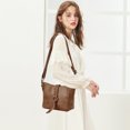 thumbnail image 2 of KL928 Small Purses for Women Shoulder Handbags Crossbody Bag with Tassel (Brown), 2 of 8