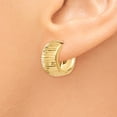 thumbnail image 3 of 14K Yellow Gold Earring Hinged Huggie Women'S 16 mm 8, 3 of 4