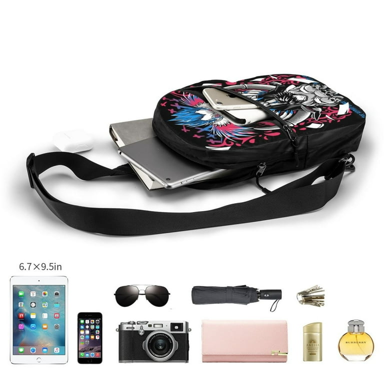 Death Note Ryuk Sling Crossbody Backpack Shoulder Bag Chest Bag