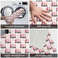 thumbnail image 4 of Xecao Mothers Day print Flannel Mat: Non-slip, 16x24in. Ideal for kitchen, bedroom, bath & living room., 4 of 9