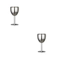 thumbnail image 2 of Injueey Copa de vino tinto pulido de un solo nivel de acero inoxidable fiesta Barware inastillable taza utensilios para beber para Bar restaurante Type2 NO2 Injueey  CBP160601, 2 of 5