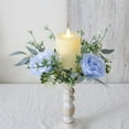 thumbnail image 6 of Wedding Table Centerpiece Artificial Valentine's Day Rose Wedding Table Flower Wreath Wedding Wreath Wedding Decorations, 6 of 9