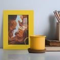 thumbnail image 6 of Modern 3.5 in. x 5 in. Yellow Picture Frame (Set of 4), 6 of 6